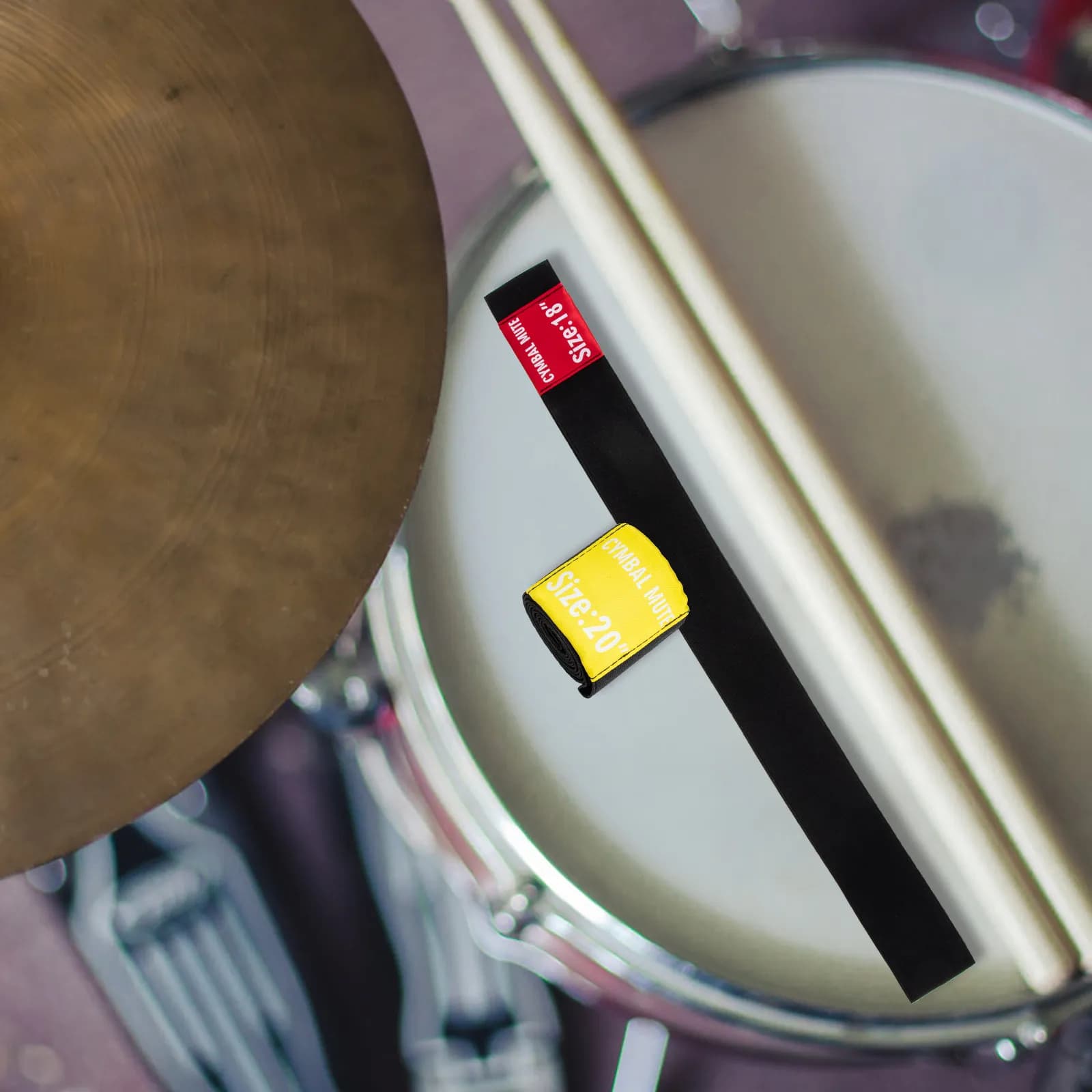 4Pcs Cymbal Pads Professional Drum Mute Circles Foldable Noise Reduction Drum Practice Accessories Perfect Hearing