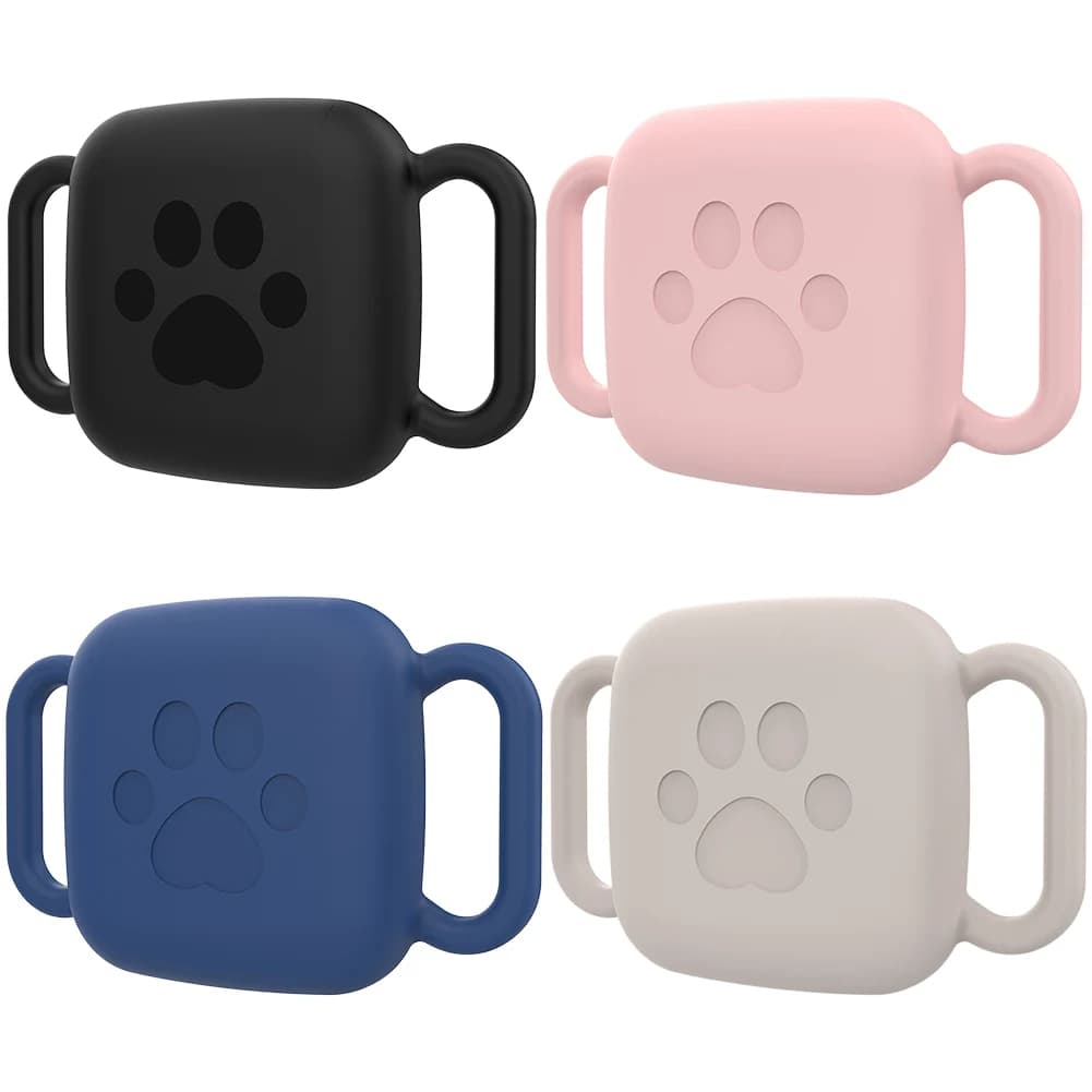 2 Pezzi Custodia in Silicone per Tile Mate 2022 2024, Cover Protettiva Anti-Graffio in Silicone per Localizzatore Smart, Custodia per Collare di Cane