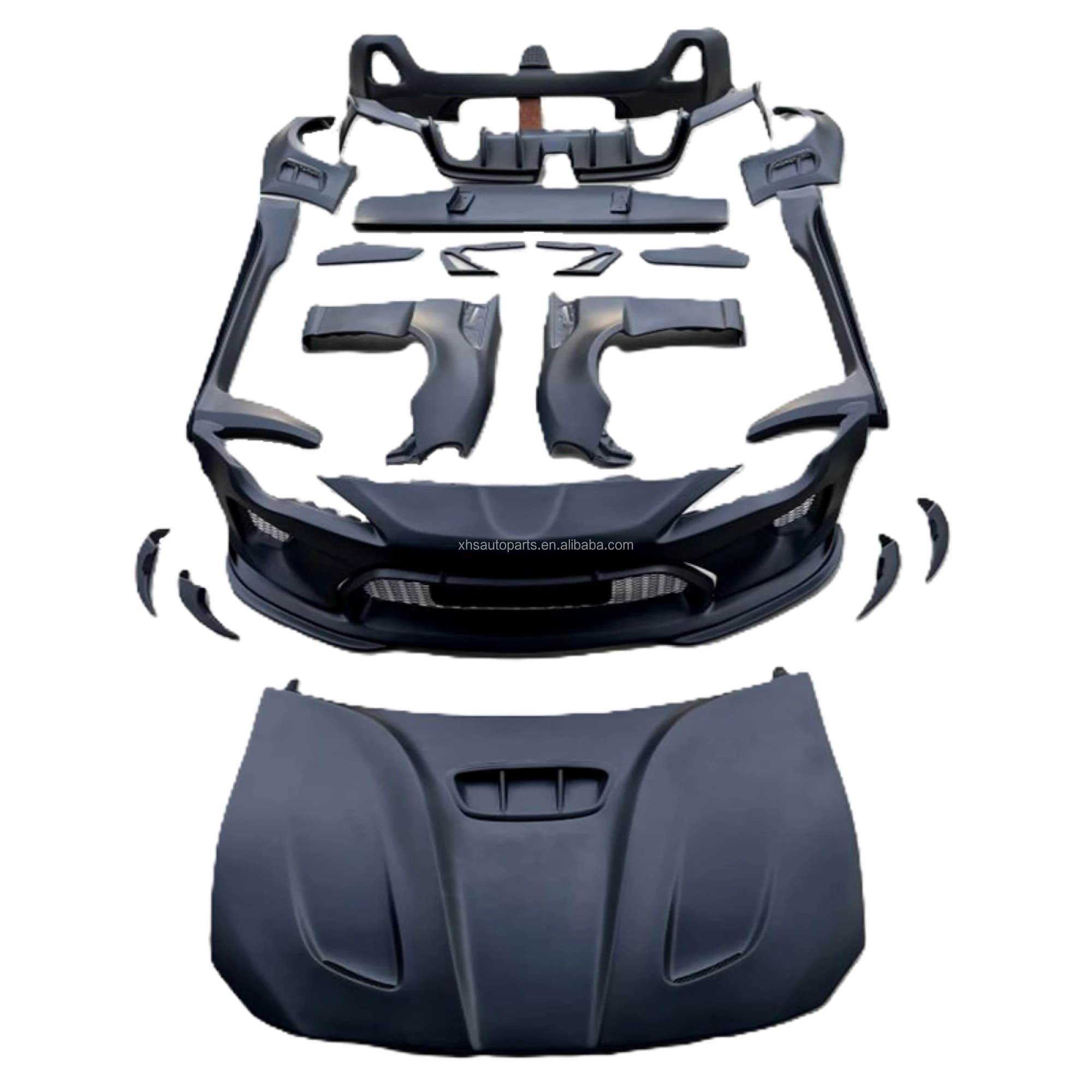 Per Toyota GT86 BRZ Kit corpo largo Robot Style Paraurti anteriore Labbro Labbro posteriore Gonna laterale Spoiler Ala GT86 Diffusore posteriore Materiale FRP