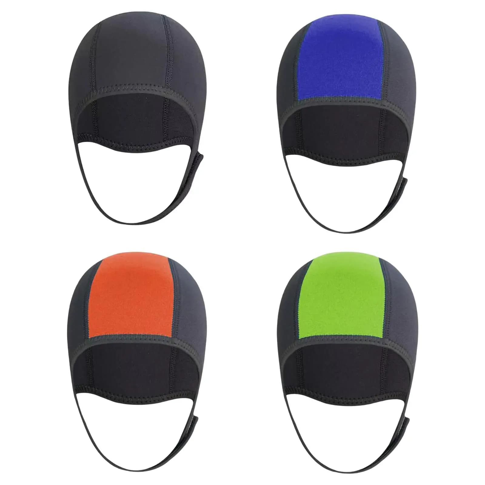 3mm Neoprene Scuba Diving Hat Adjustable Headdress Surf Hat Thickening Dive Hood Swim Hat for Rafting Underwater Canoe