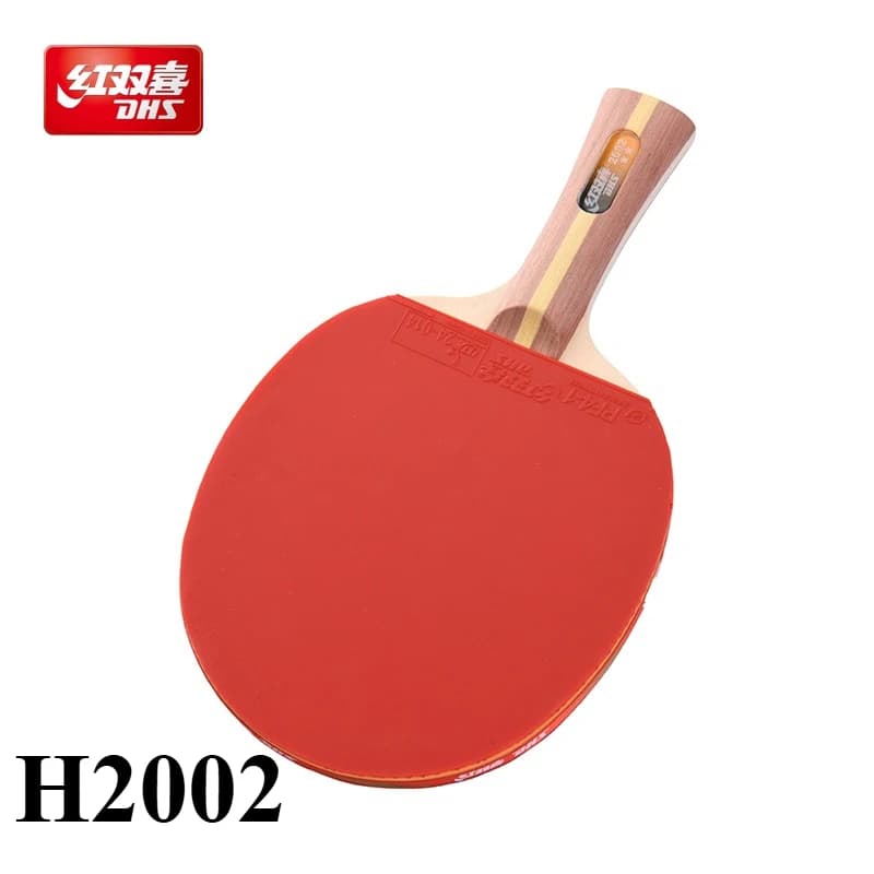 1 pcs DHS Double Happiness H2002 Ping-pong Ping-pong Professional Anti-slip Training Game Entry-level Handle Horizontal
