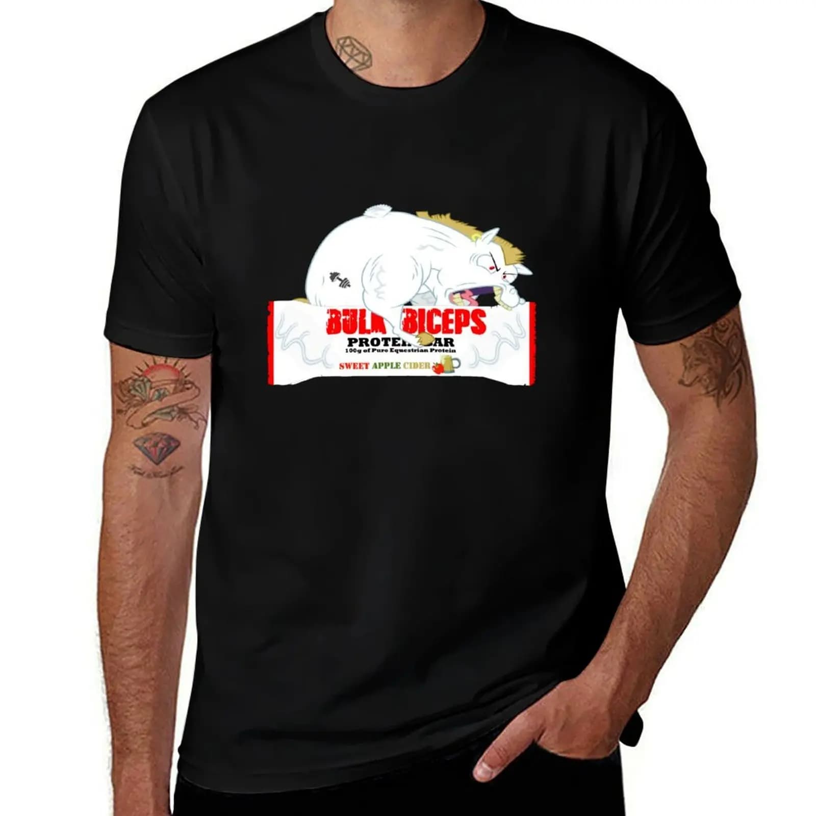 Bulk Biceps Protein Bar T-Shirt t shirts with prints T-Shirt