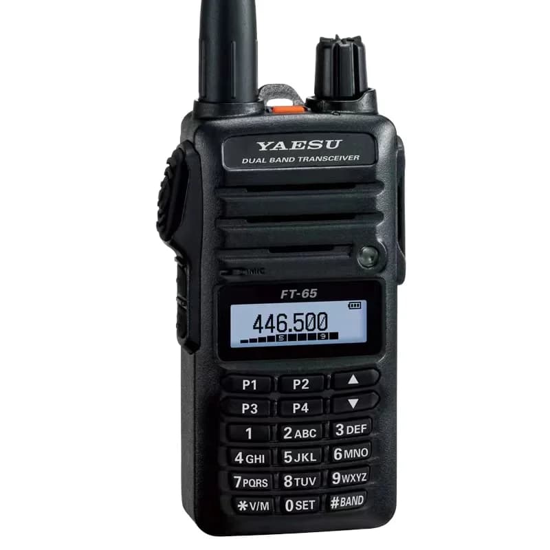 Dispositivo portatile per comunicazione remota walkie-talkie FM dual band ad altissima frequenza con batteria agli ioni di litio
