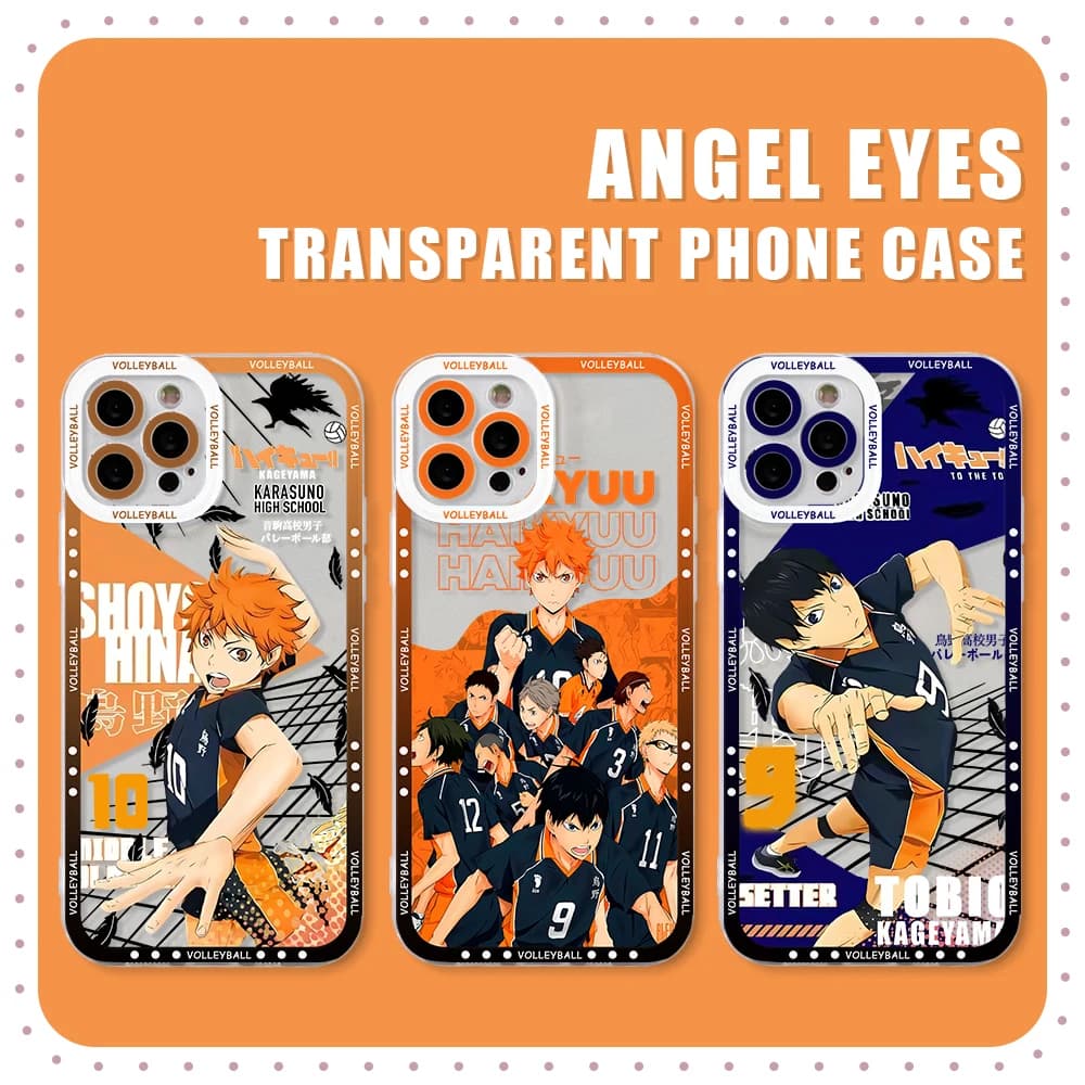 Haikyuu Oya Volleyball Phone Case for Samsung Galaxy S25 S24 S23 S22 S21 Ultra Plus 5G S20 FE Note 20 10 Transparent Cover Edge Soft