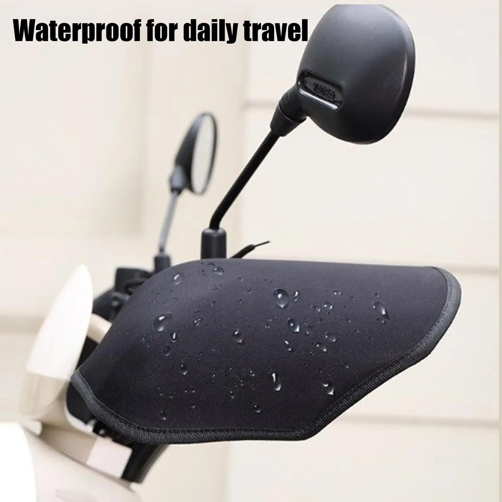 Guanti da moto per manubrio, guanti per bici elettrica, protezione solare, coprimani ventilati, guanti da equitazione in tessuto Oxford a rete