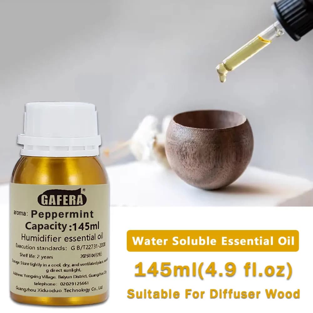 GAFERA 145ml(4.9 fl.oz) Peppermint/Westin White Tea/English Pear Freesia/Rose Essential Oils - For Diffuser Wood & Fragrant Wood