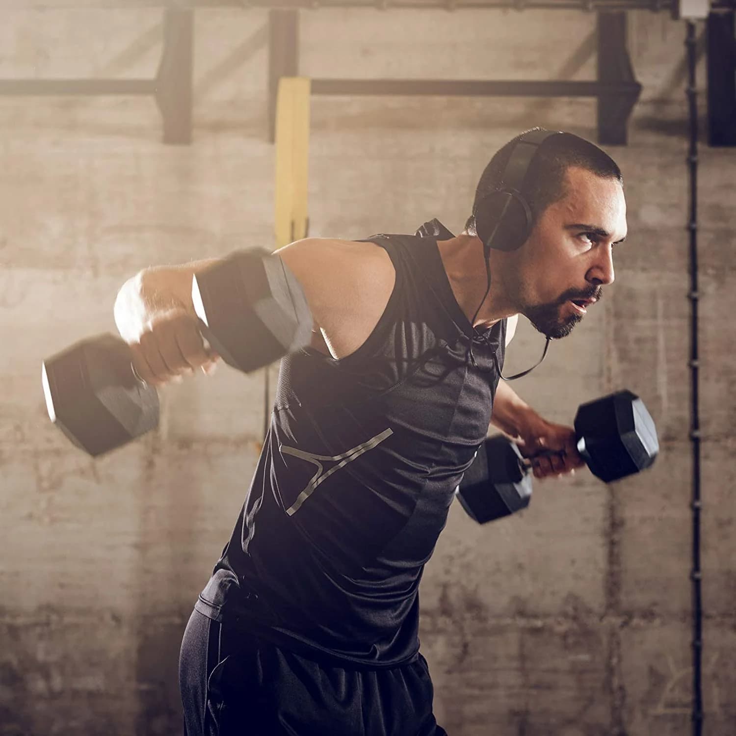 Iron Grip sports handlebar with metal handle and rubber coating