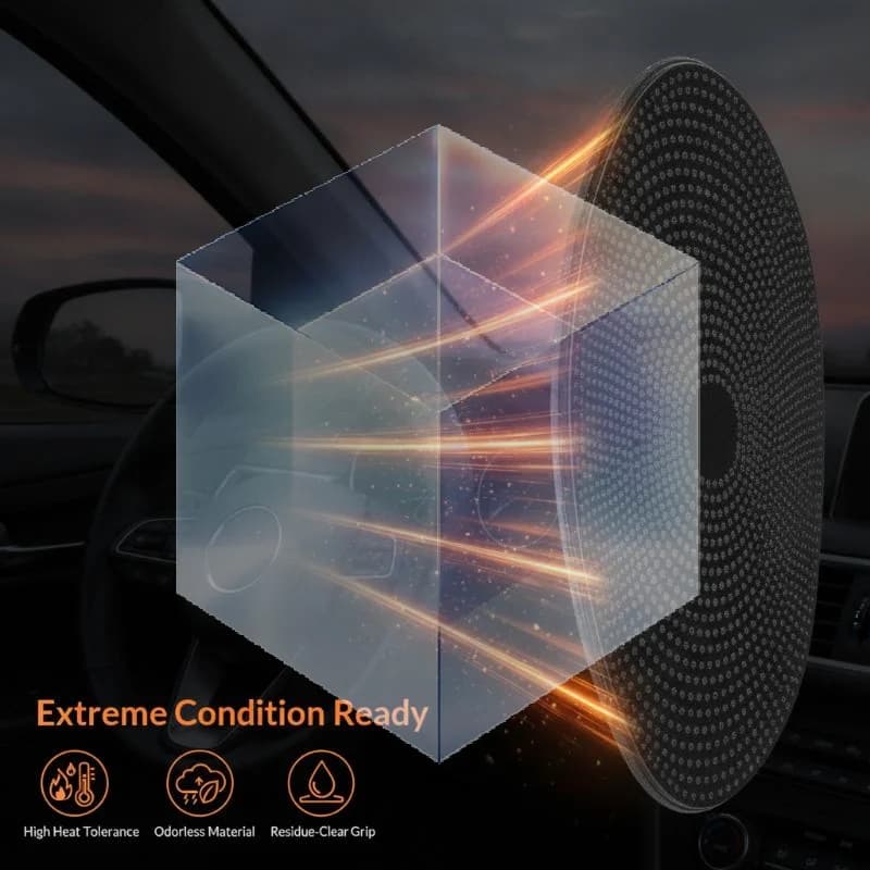 Car Non-Slip Dashboard Mat 1Pcs Magic Sticky Anti-Slip Pad Washable Reusable for Sunglasses Phone Key Car Accessories