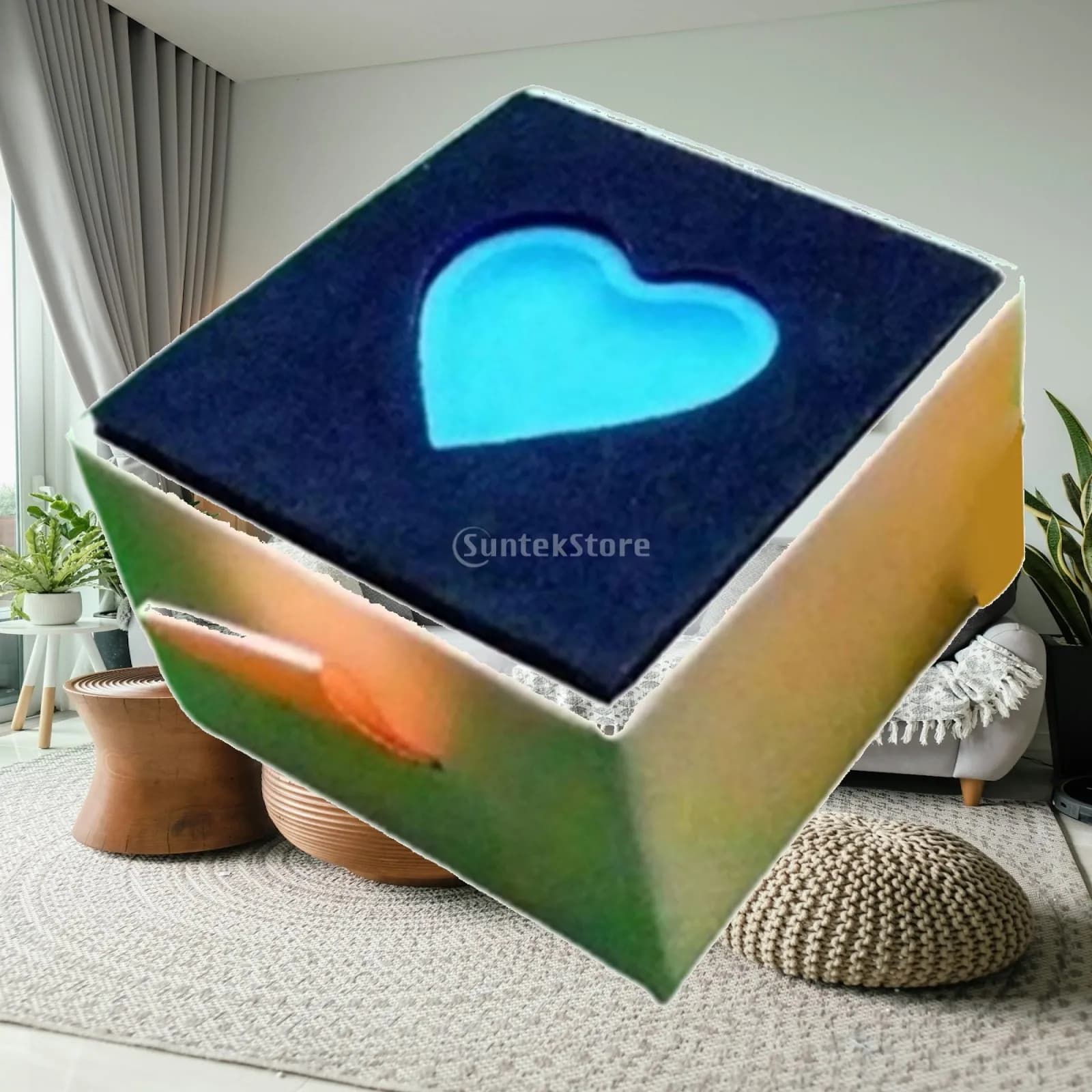 Billiard Cue Tip Chalk Gift Portable Compact Lightweight Heart Shaped Snooker Cue Chalk for Women Men Sports Tournaments Home