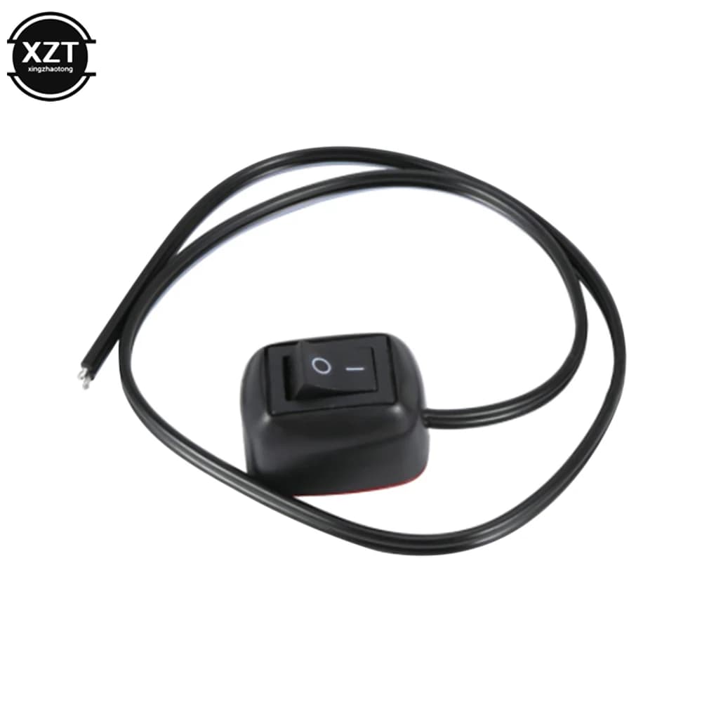 Interruttore universale per auto Tipo pasta Interruttore a levetta con cavo 60 cm/100 cm DC 12 V per luci fendinebbia Luci al neon