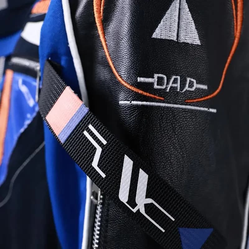 RGD4 Anime Game Love and Deepspace Caleb Cosplay Costume Pilot Party PU Coat Jacket Adult Man Daily Leisure Suit DP[7/