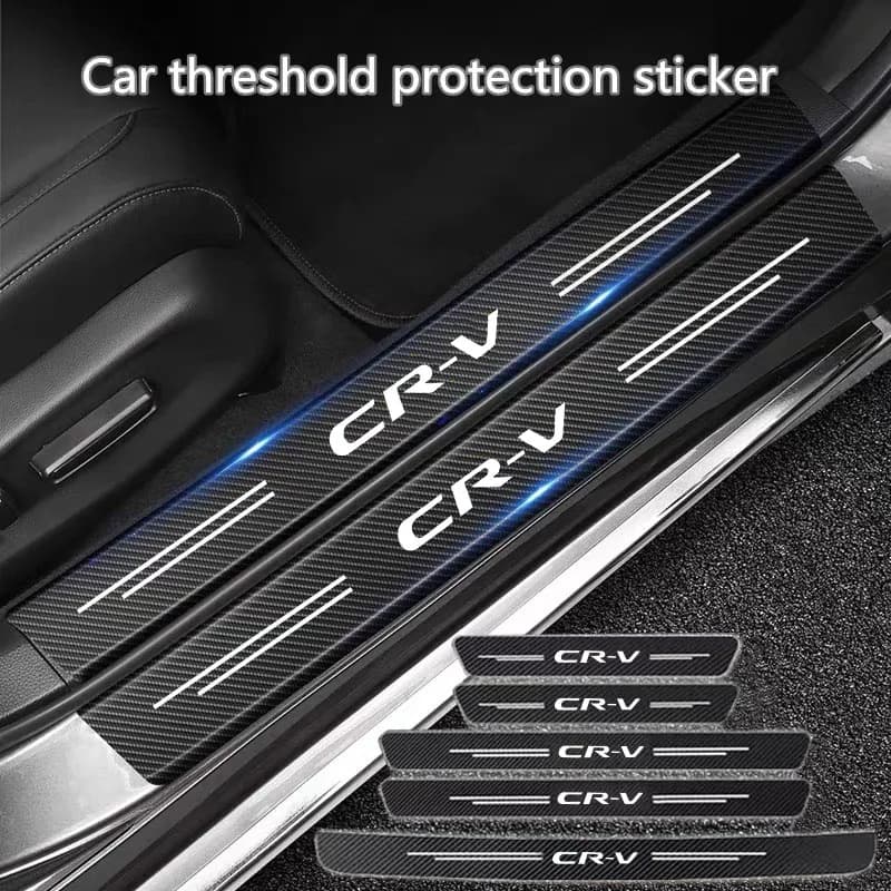 Adesivo per auto in fibra di carbonio, striscia protettiva antigraffio per portiera e bagagliaio, per Honda CRV CR-V 2014 2015 2017 2019 2020