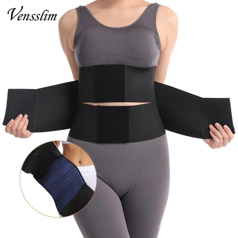 Vensslim Vita Trainer Cincher Trimmer Cintura Sauna Sudore Dimagrante Corsetto Donne Velcro Body Shaper Wrap Bruciagrassi Fitness Strap