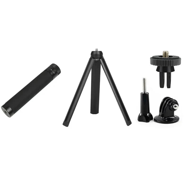 5in1 Telescopic Selfie Stick Tripod Extended Metal Holder for DJI Osmo Pocket 2 / 3 / 4 Gimbal Camera Accessories