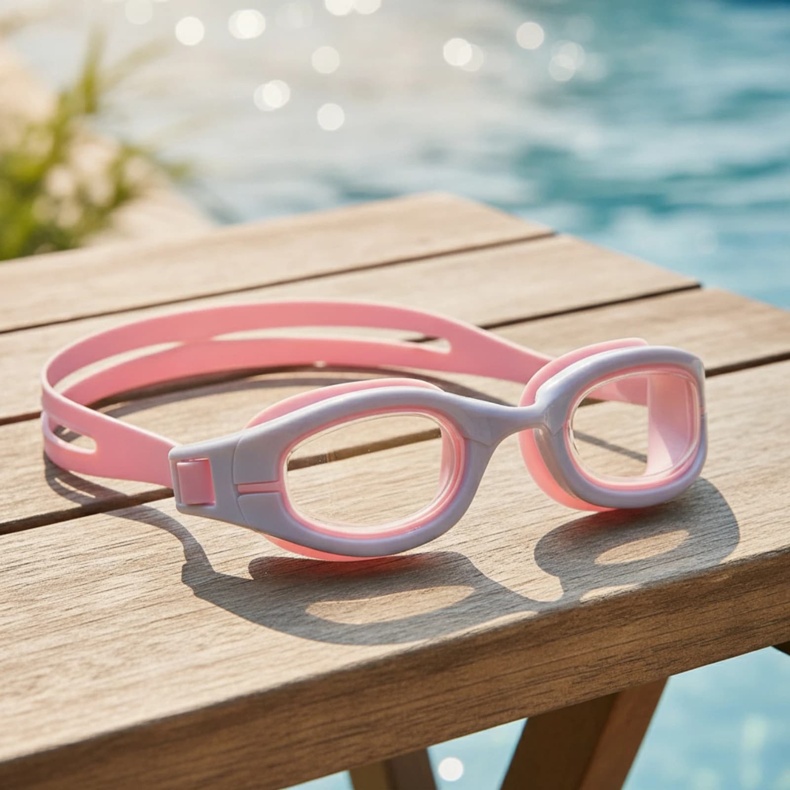 Kids Swimming Goggles Streamlined Swimming Goggles Eyewear Sleek Flexible for Children, Pool Practice