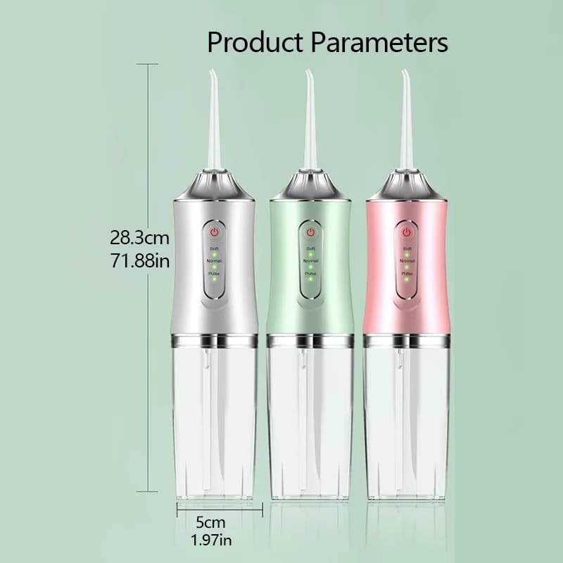 Rechargeable portable electric dishwasher: gentle tooth cleaning, no tooth damage, whitening and oral hygiene at home