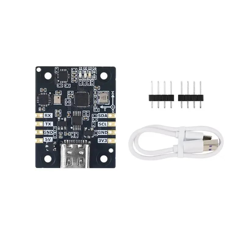 Modulo Sensore di Atteggiamento IMU ad Alta Precisione, Calcolo dell'Atteggiamento AHRS a 10 Assi, Supporto per ROS Robot, Drone, Arduino, STM32