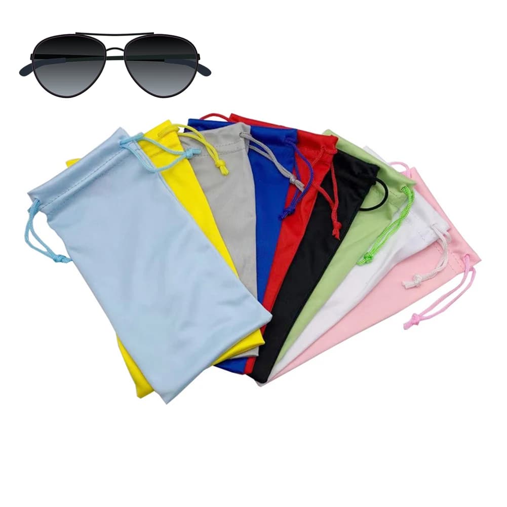 New Bag for Glasses Sunglasses Case with Drawstring Myopia Glass Case Soft Glass Case Portable Pocket Glass Accessories