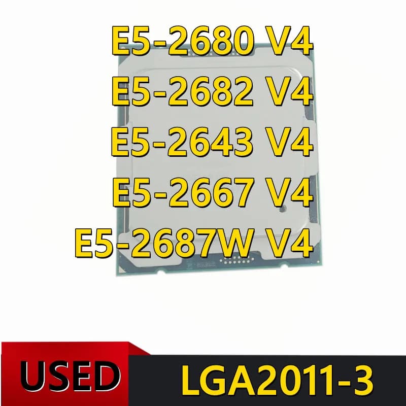 E5-2680 V4 E5-2682V4 E5-2643V4 E5-2667V4 E5-2687W V4 LGA 2011-3 X99