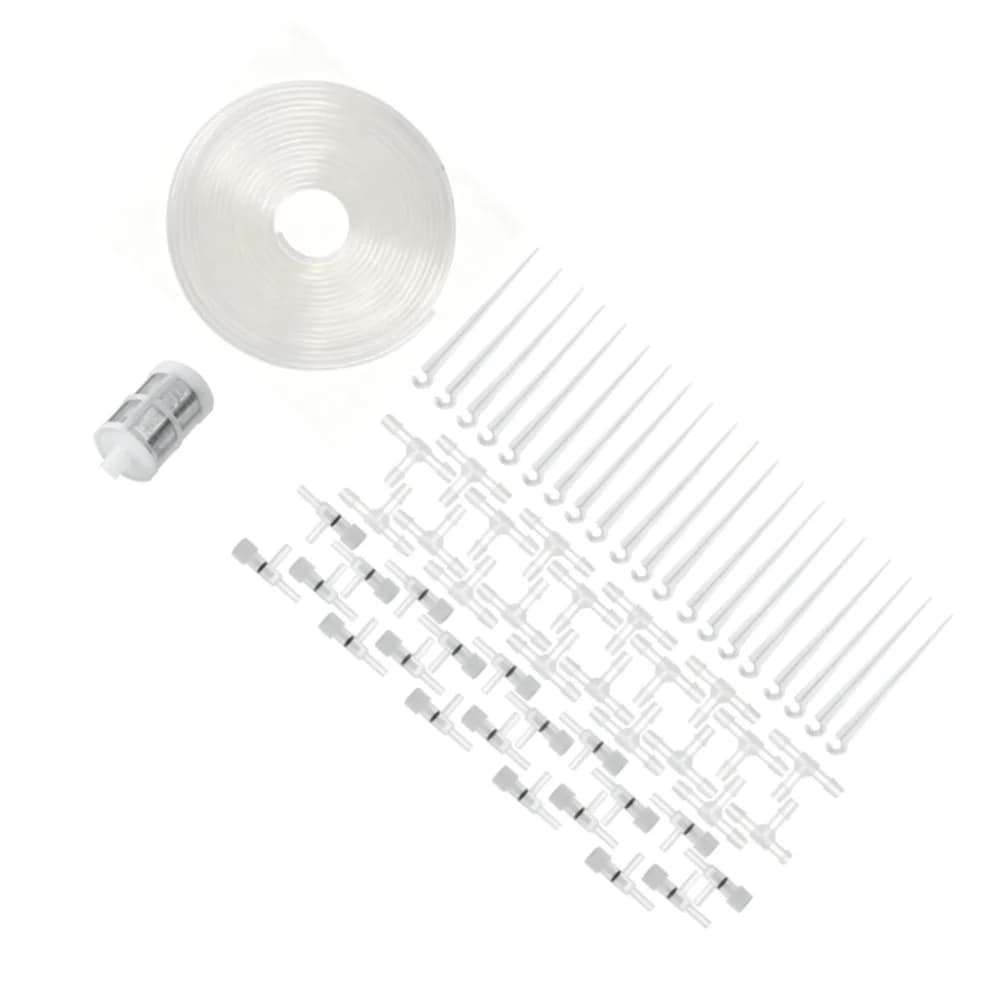 15m Drip Irrigation System for Potted Plants with For 20 Drippers For 20 T Connectors Plastic Tubing for Easy Garden Setup