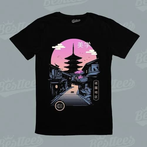 Men/ Women/Kids Japan Tokyo Edo Period Samurai Japanese City Tee T-Shirt