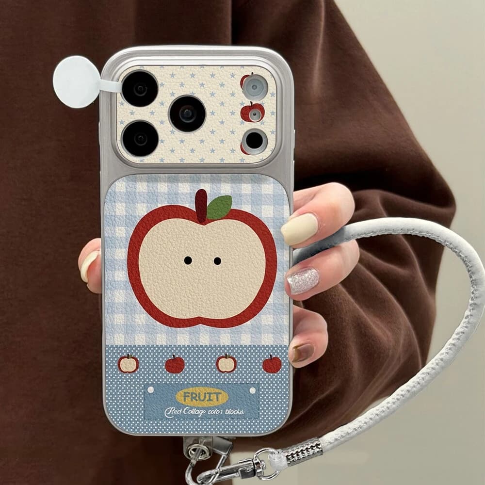 Shockproof Phone Case For iPhone 17 18 Pro Max 16 13 11 15 14 12 Pro Max Protective PU Leather Funda With Wrist Strap Lanyard