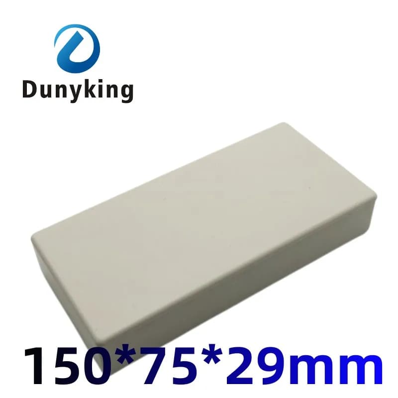 1 pz ABS Custodia Scatola di Plastica Circuito Progetto Elettronico 150X75X29mm Bianco FAI DA TE Scatole di Giunzione Filo