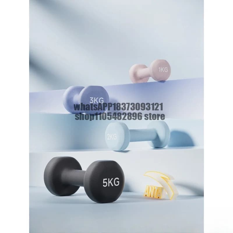 Dumbbell Women's Fitness Household Equipment Barbell Solid Cast Iron Kettlebell Men's Arm Muscle Training