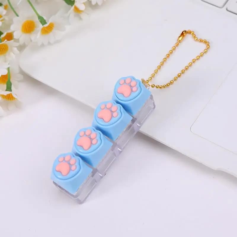 Set di Tastierini Portatili alla Moda con Funzione Clicker e Portachiavi, Ideali per Alleviare lo Stress Sensoriale, Perfetti per Ufficio, Viaggi e Borse