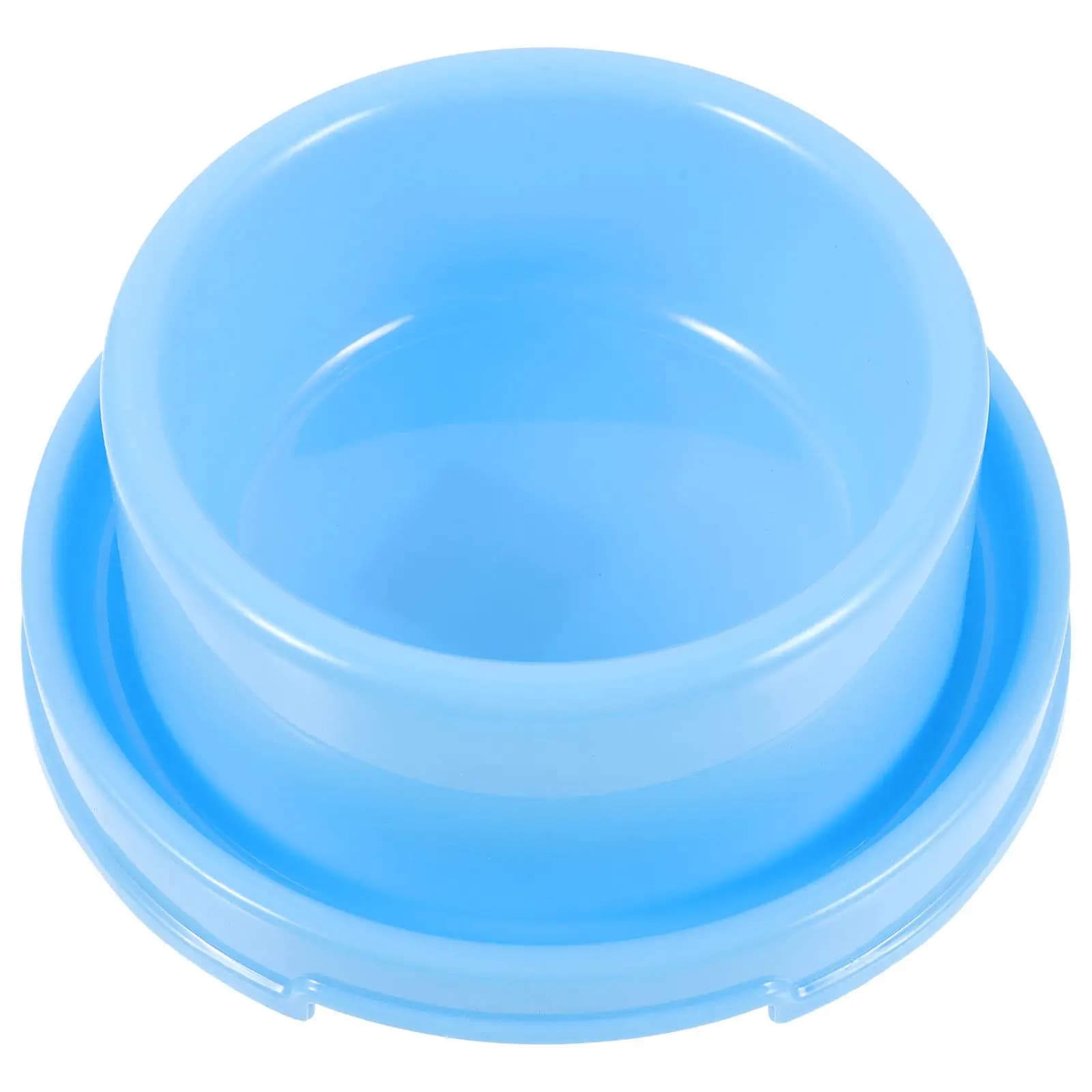 Ciotola per cani e gatti, contenitore per cibo per cani in plastica con design diviso, ciotola antiscivolo per l'alimentazione degli animali domestici, alimentatore robusto per cuccioli, facile da pulire