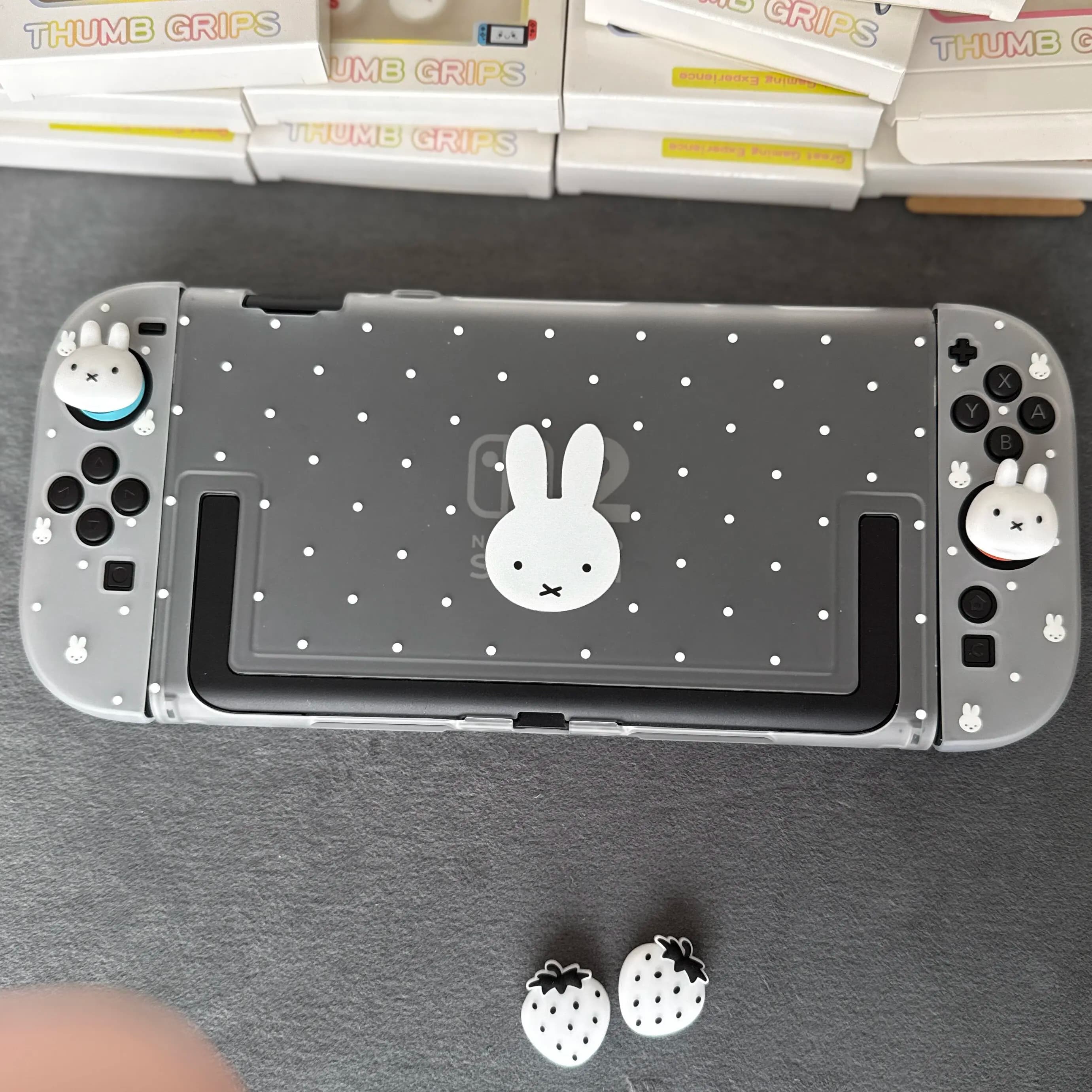 Custodia Protettiva Rigida per Nintendo Switch 2/OLED a Tema Cartone Animato, Cover Morbida per Joy-Con, Accessori per Console da Gioco