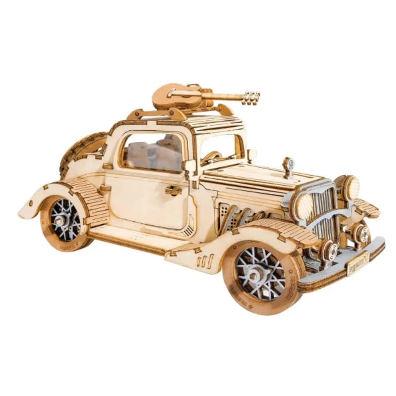 Robotime modello in legno kit auto Vintage puzzle in legno 3D kit modello fai da te collezione amante miglior regalo per 14 +
