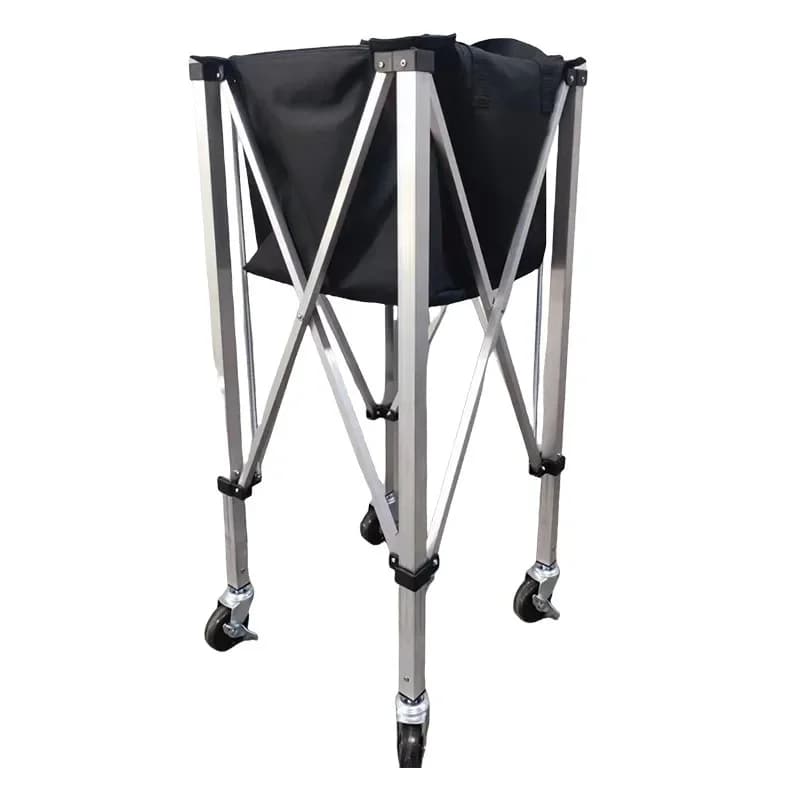Portable foldable cart, aluminum alloy tennis cart, tennis ball cart