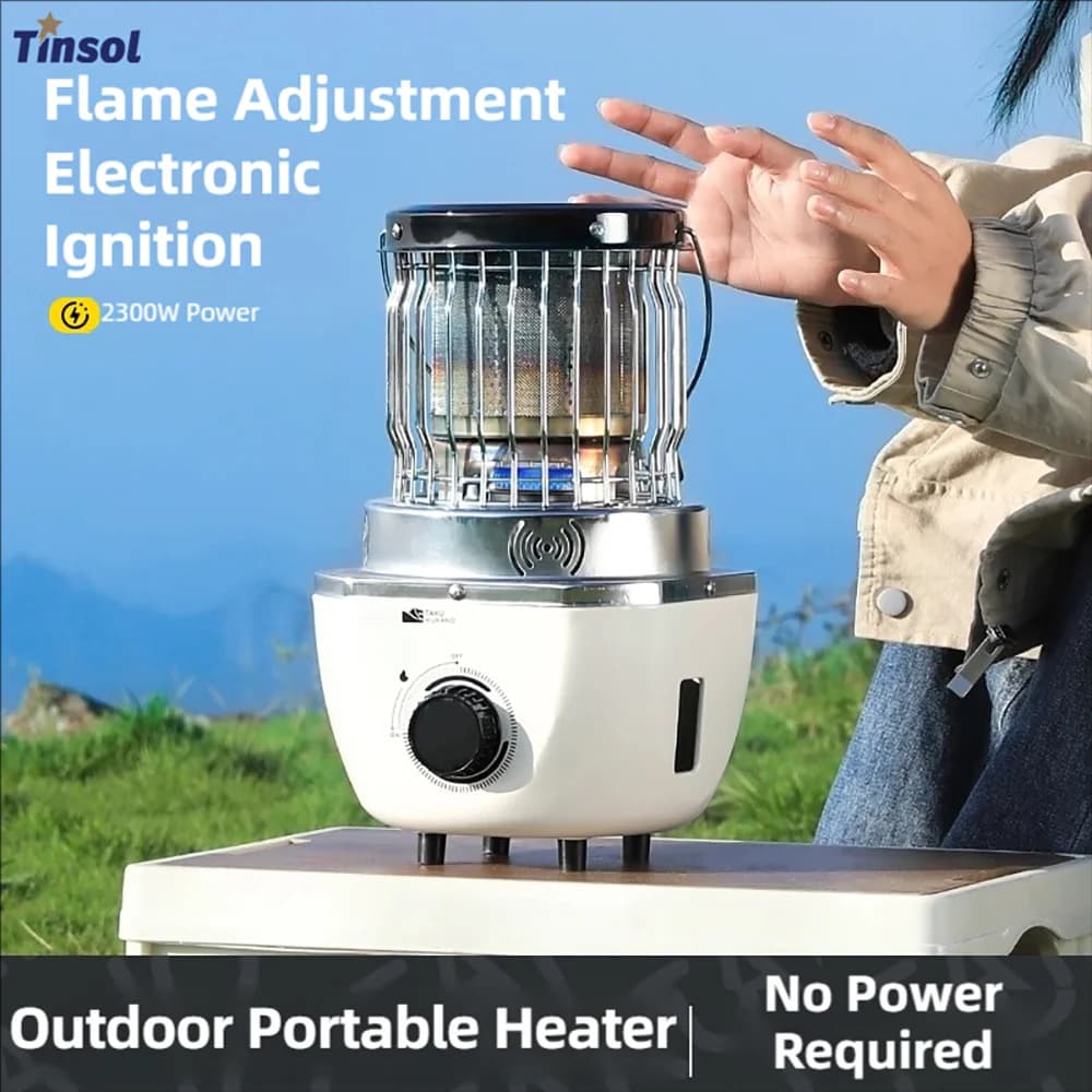 2026 Portable Gas Stove for Outdoors, Gas Heater for Camping, Hiking and Picnic