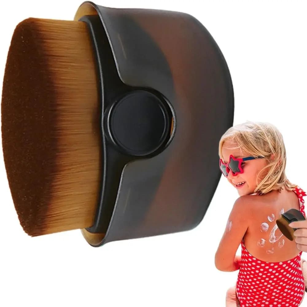 Nuovo applicatore per protezione solare per bambini facile da pulire Applicatore portatile per lozione solare in tinta unita Pennello per trucco morbido per uso multifunzionale