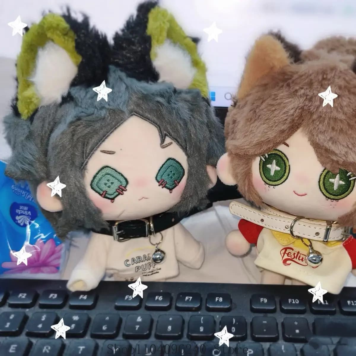 Identity V Lanternist Amanda Gaddis 10cm Cosplay Anime Figure Idol Plushies Pillows Bag Pendant Mascot Gift