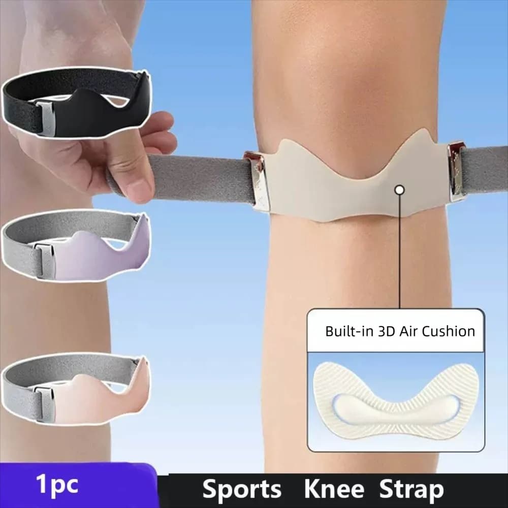 Elastic Patella Belt Knee Straps Protection Knee Thickened Patella Band Comfortable Breathable Knee Brace Running