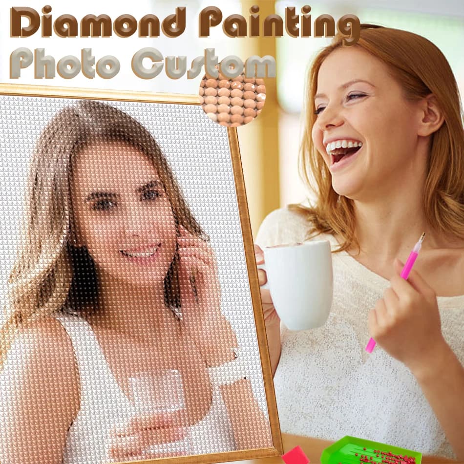 Photo Custom Diamond Painting Photo Customization Of Your Own Picture Kits Full Square/Round Diy 5d Rhinestones Diamond Persona