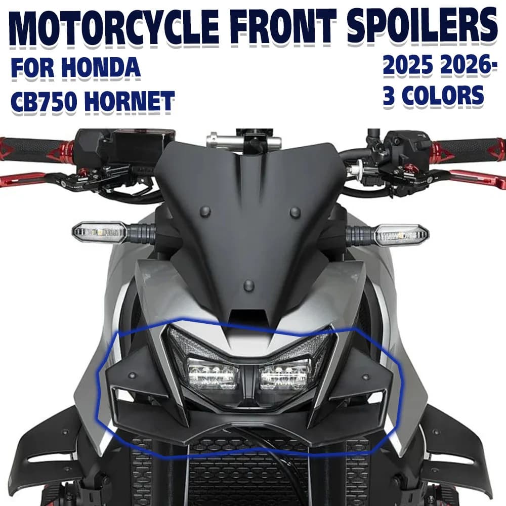 Kit Spoiler Anteriore per Honda CB750 Hornet CB 750 2025 2026 - Alette Aerodinamiche Naked per Massima Forza di Pressione