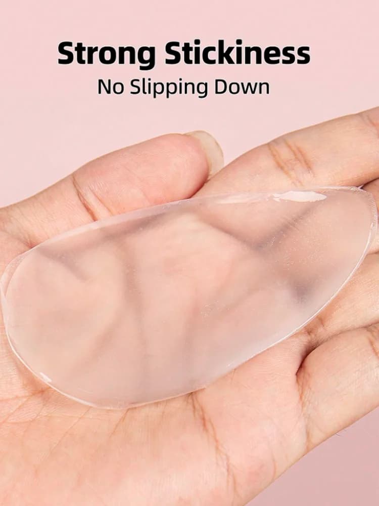 1 paio di cuscinetti in silicone per correttore privato parte riutilizzabile adesivo per allattamento adesivo per costume da bagno protezione per donne parti invisibili
