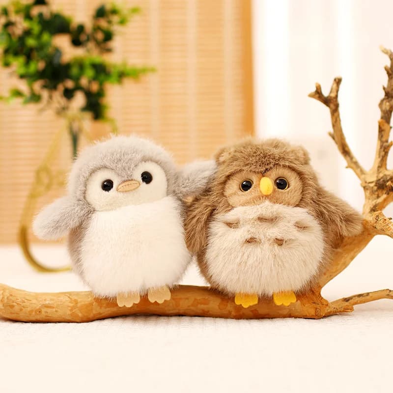 12 cm Kawaii Magnetico Spalla In Piedi Gufo Simpatico Peluche Morbido Pinguino Peluche Ragazzo o Ragazze Perfetto Regalo di Festa di Compleanno