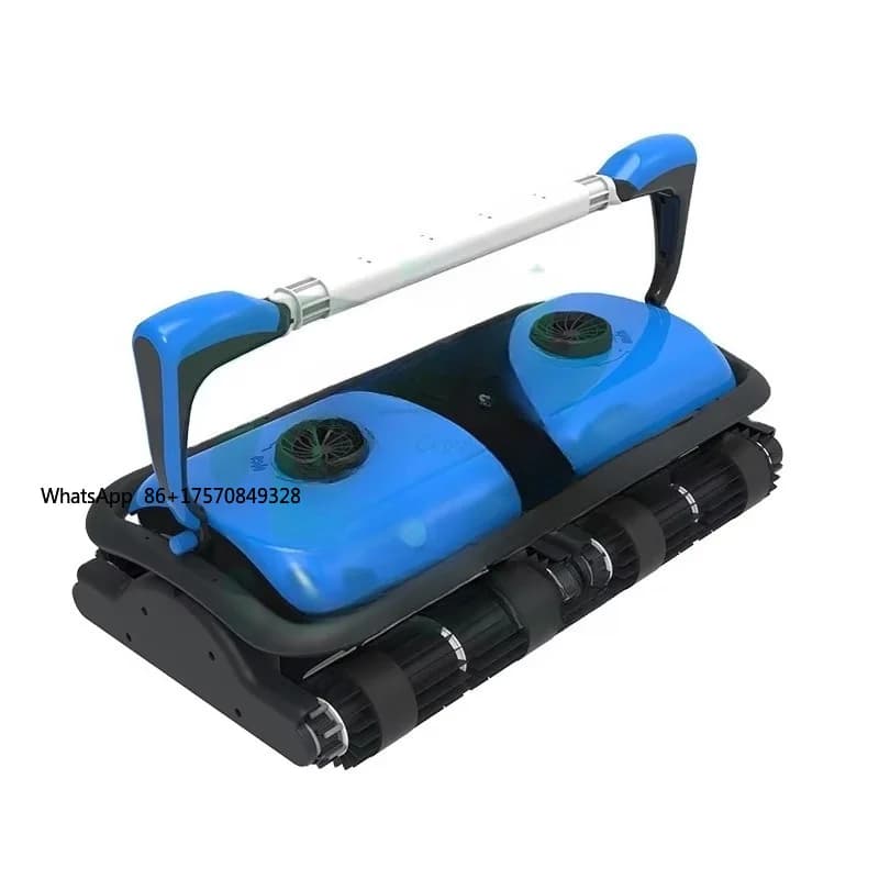 Pulitore professionale integrato per piscine in plastica ABS con funzione di aspirazione