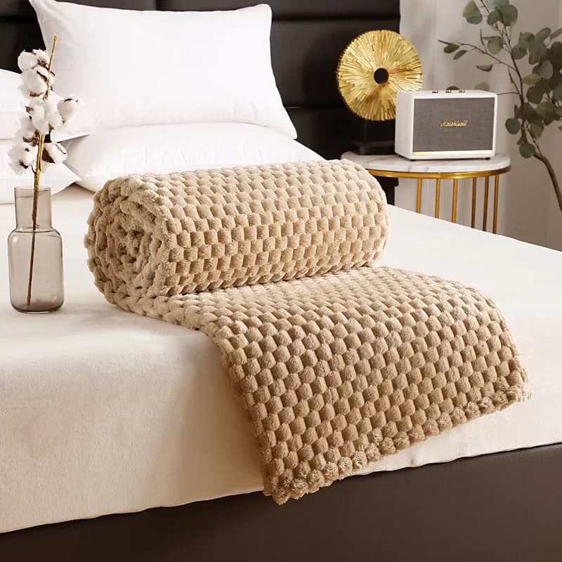 Coperta in pile di flanella super ultra morbida, grande, soffice e calda, divano letto, divano per divano/divano/letto/dimensione singola grigio