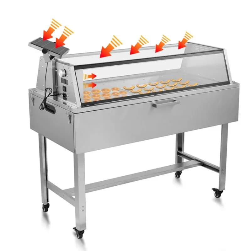 Essiccatore alimentare a 6 strati in acciaio inossidabile, macchina per frutta essiccata ad energia solare