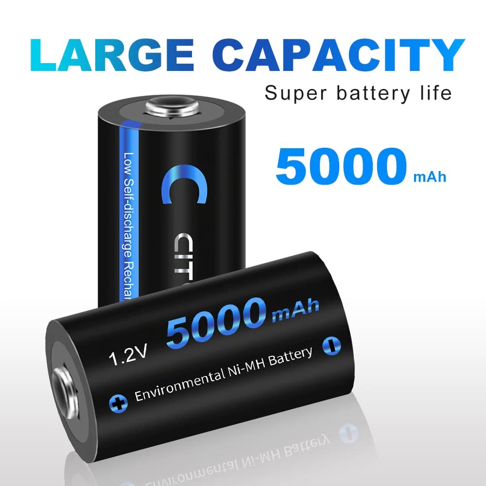 Rechargeable battery CITYORK 1.2V C Ni-MH LR14 rechargeable battery for gas toy stove for car torch Radio low self-charging C Bateri