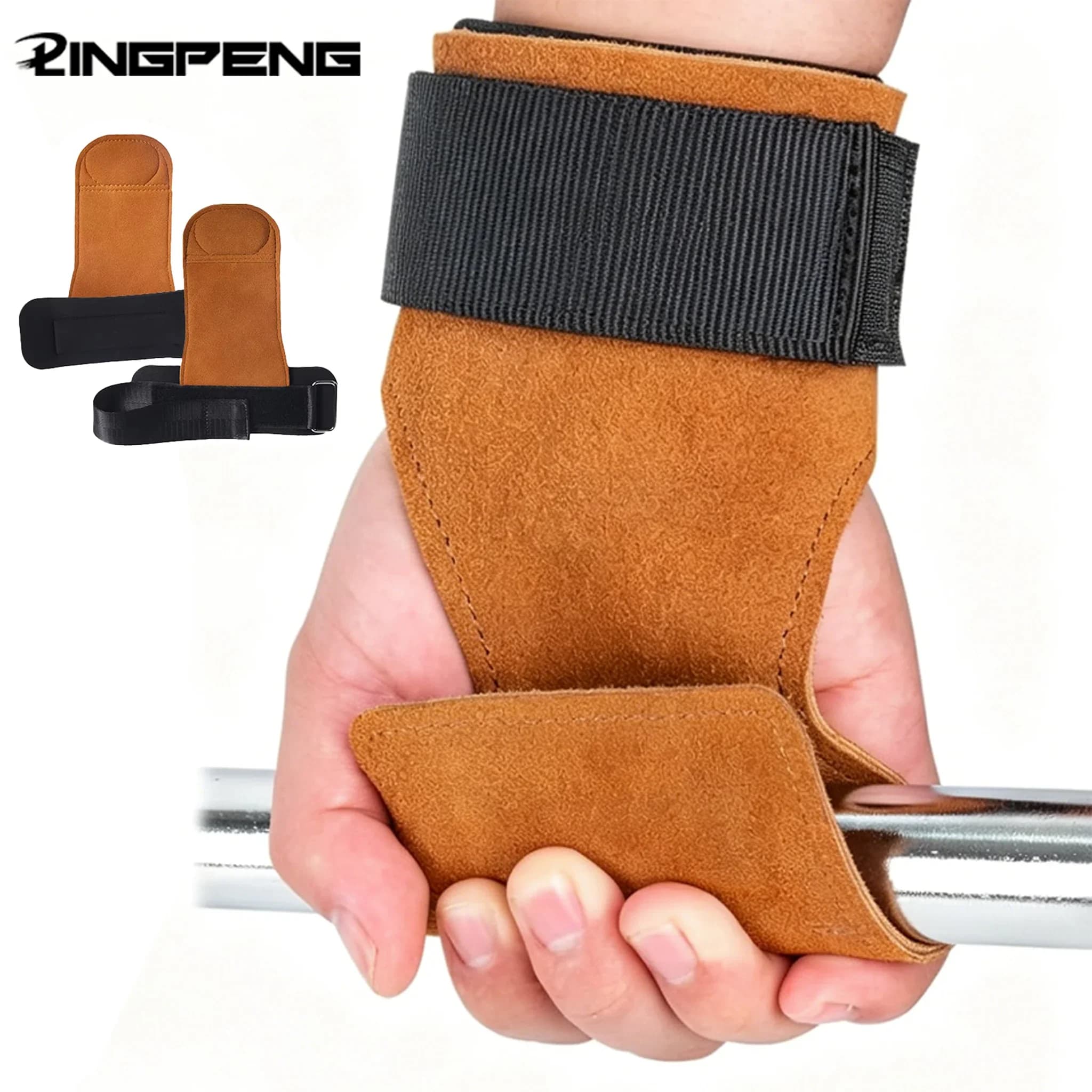 Fitness Pull-up Assist Belt Male Pull-up Wrist Grip Belt Wrist Support Gloves Bench Push-pull Back Auxiliary Horizontal Bar
