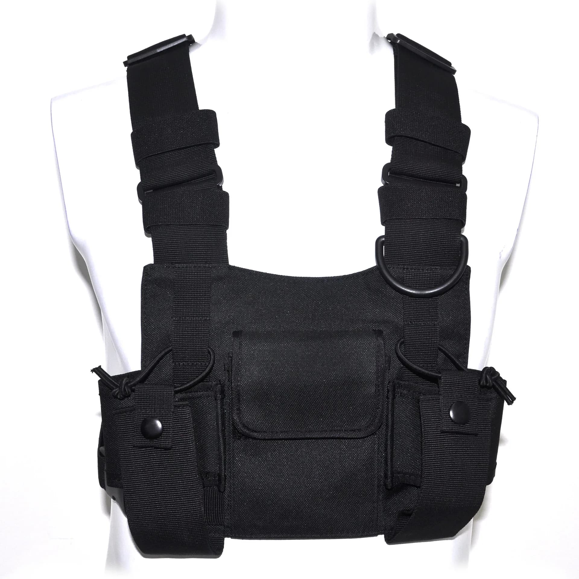 Cintura Porta Radio da Petto, Borsa Frontale, Fondina, Gilet Porta Radio per Walkie Talkie, Escursionismo, Ciclismo, Lavoro, Pesca