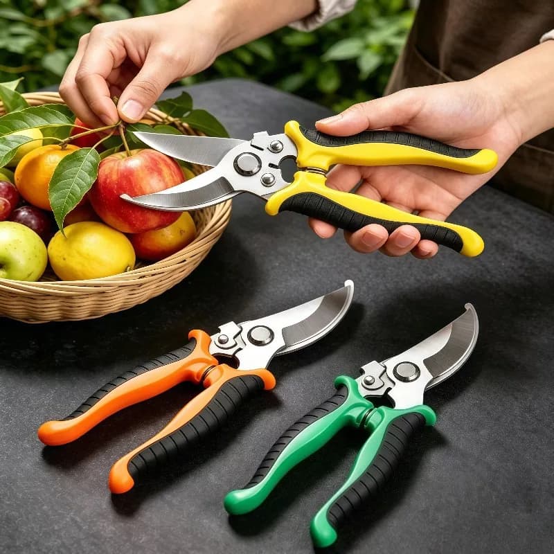 Forbici da Potatura in Acciaio Inossidabile, Troncarami Affilati, Cesoie Resistenti per Bonsai e Fiori