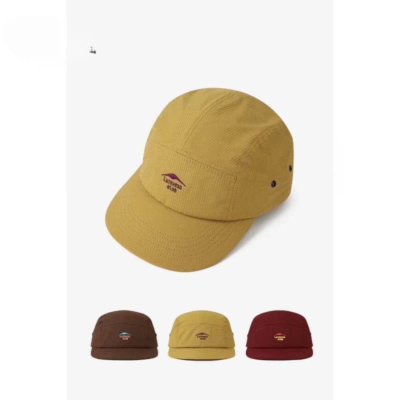Outdoor 5-Panel Cap Women Lightweight Quick-Dry Soft-brimmed Baseball Cap for Men Summer Leisure Sunscreen Versatile Hip-hop Hat