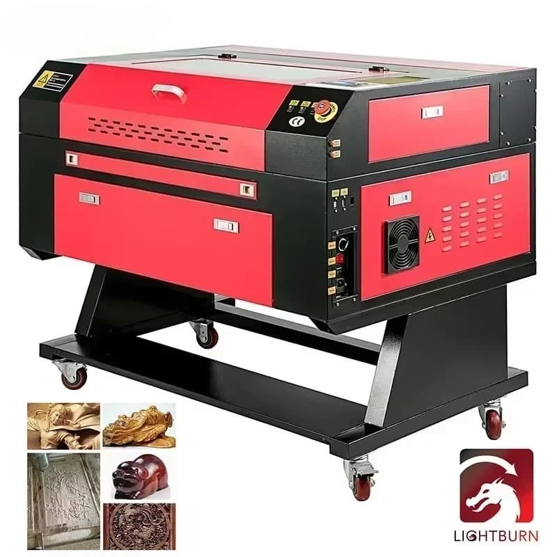 SIHAO 60W CO2 Laser Engraving Machine 700x500mm Laser Engraving and Laser Cutting Machine for Plexiglass Crystal Wood